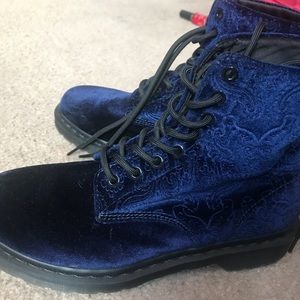 Doc Marten velvet